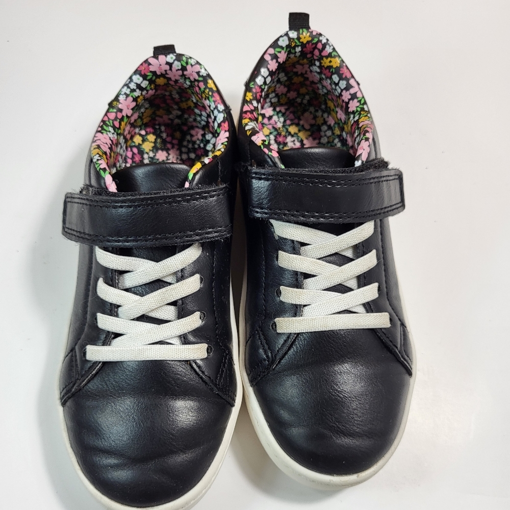 Carter's Girls Black Perrie Sneaker Size 13M